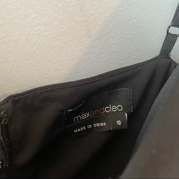 ☀️Max and Cleo Little Black cocktail dress bandage style Black size 10 - Picture 2 of 3